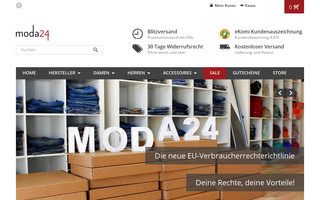 moda24.de website preview