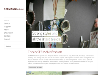 seemann-fashion.com website preview