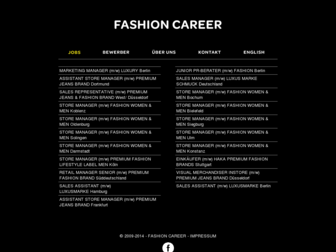 fashion-career.de website preview