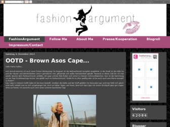 fashionargument.blogspot.com website preview