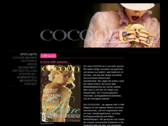cocoon-magazin.jimdo.com website preview