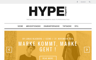 hype-magazine.com website preview
