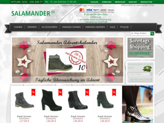 salamander-online.de website preview