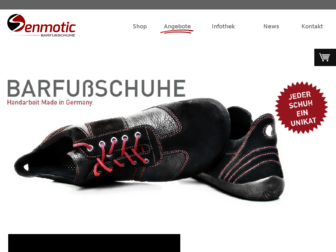 senmotic-shoes.eu website preview