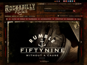 rockabilly-rules.com website preview