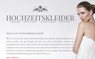 silkandlace-hochzeitskleider.de website preview