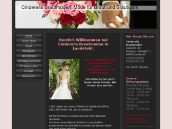 cinderella-brautmoden.de website preview