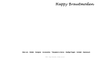 happy-brautmoden.de website preview
