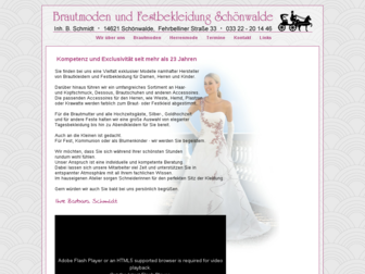 brautmoden-schoenwalde.com website preview