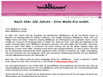 modehaus-muehlhaeuser.de website preview