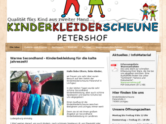 kinderkleiderscheune.de website preview