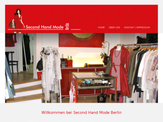 secondhandmode-berlin.de website preview