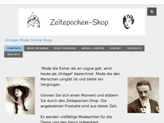 zeitepochen-shop.com website preview