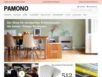 pamono.de website preview