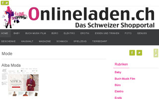 onlineladen.ch website preview