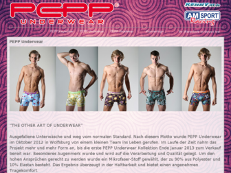 pepp-underwear.de website preview