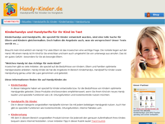 handy-kinder.de website preview