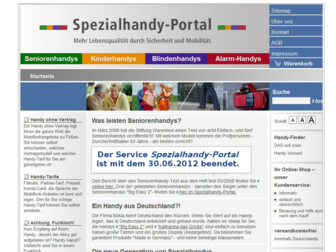 spezialhandy-portal.de website preview