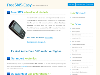 freesms-easy.de website preview