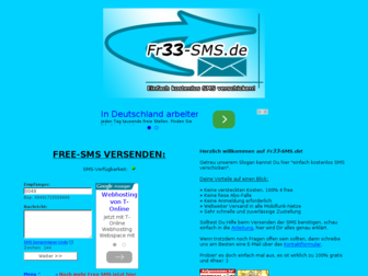 fr33-sms.de website preview