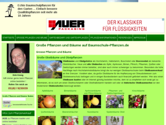 baumschule-pflanzen.de website preview