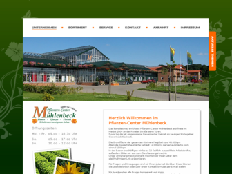 pflanzencenter-muehlenbeck.de website preview