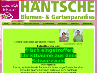 blumen-haentsche.de website preview