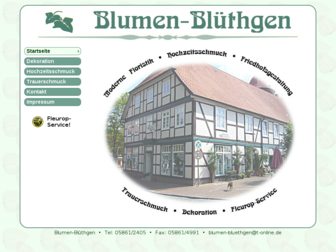 blumen-bluethgen.de website preview