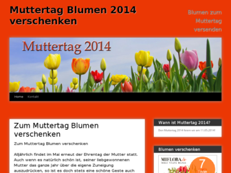 muttertagblumen.net website preview