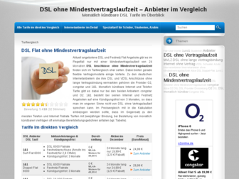 dsl-ohne-mindestvertragslaufzeit.net website preview