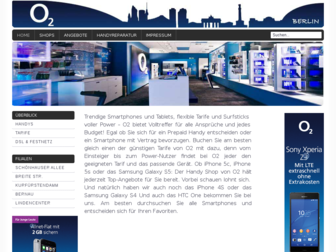 o2-berlin.de website preview