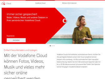 cloud.vodafone.de website preview