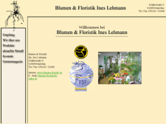 lehmann-floristik.de website preview
