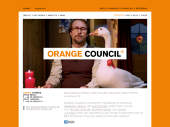 orange-council.de website preview