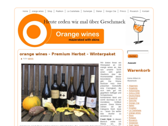 orange-wines.com website preview