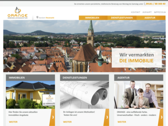 orange-immobilien-neumarkt.de website preview