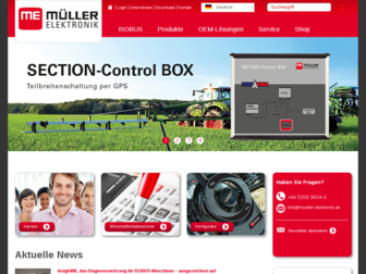 mueller-elektronik.de website preview
