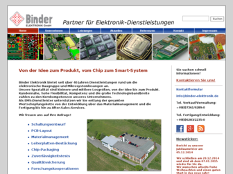 binder-elektronik.de website preview