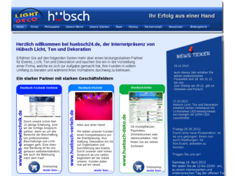 huebsch24.de website preview