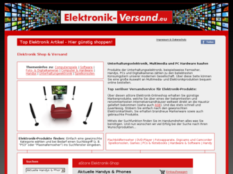elektronik-versand.eu website preview