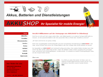 akkushop-oldenburg.de website preview