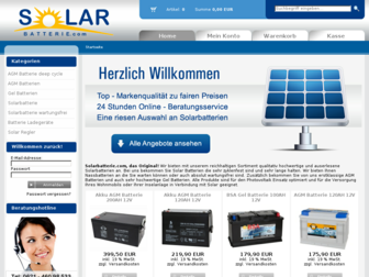 solarbatterie.com website preview