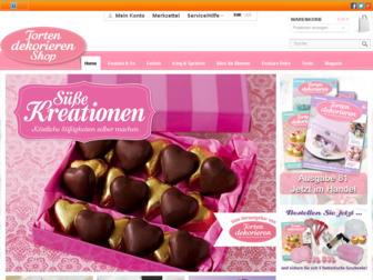 shop.torten-dekorieren.de website preview
