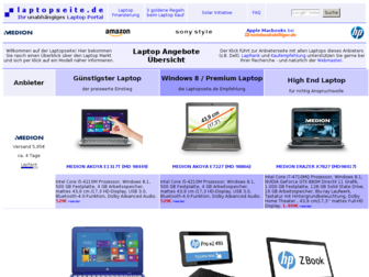 laptop-seite.de website preview