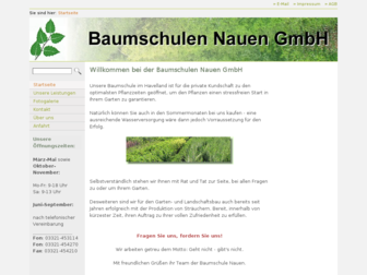 baumschulen-nauen.de website preview