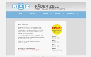 raederzell.de website preview