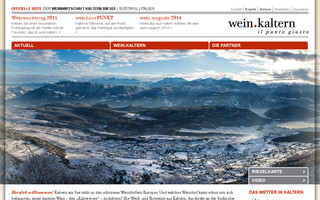 wein.kaltern.com website preview