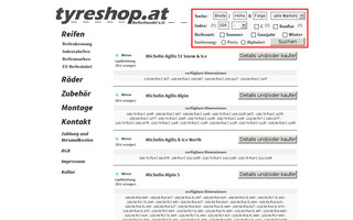 tyreshop.at website preview
