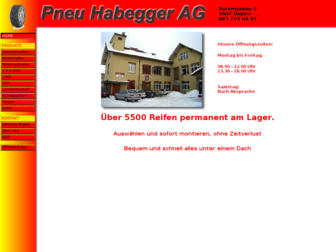pneuhabegger.ch website preview