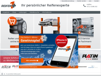 reifen1plus.de website preview
